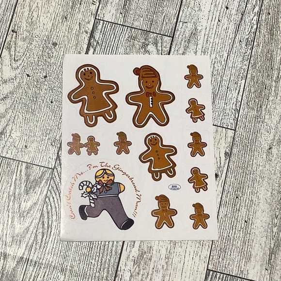 Christmas gingerbread scrapbook stickers new - Picture 2 of 3